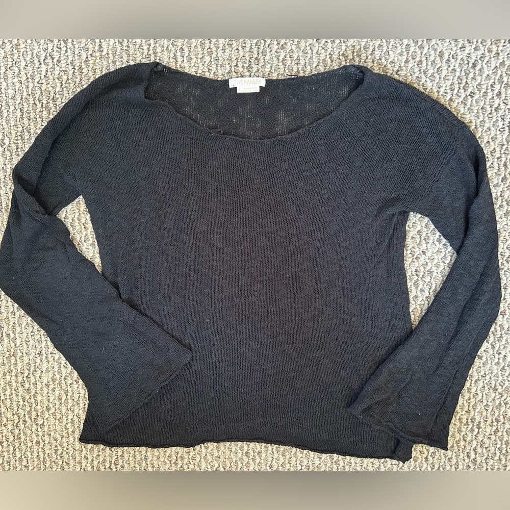 The Hanger Charcoal Knit Top